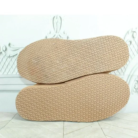 LL Bean Brown Suede Wicked Good Shearling Lined Slipper Ankle Boot Size 8 M - Picture 9 of 9